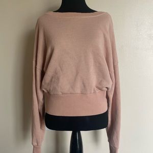 cut out back crewneck
